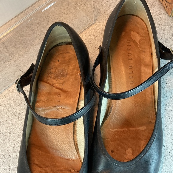 Leather Character Shoe 925 by Angelo Luzio black. leather soles 10 but feels 9.5 - Picture 4 of 6